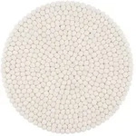 myfelt - Lin&eacute;a Sitzauflage &Oslash; 36 cm, naturwei&szlig;