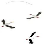 Flensted Mobiles - Lucky Storks Mobile