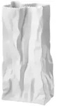 Rosenthal - T&uuml;tenvase, 22 cm, wei&szlig;-matt poliert