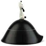 A di Alessi - Lul&agrave; Hundenapf, Schwarz
