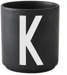 Design Letters - AJ Porzellan Becher K, schwarz