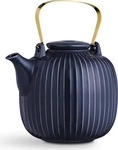 K&auml;hler Design 693057, K&auml;hler Design - Hammersh&oslash;i Teekanne, 1,2 l, indigo Porzellan