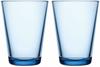 Iittala - Kartio Trinkglas 40 cl, aqua (2er-Set)