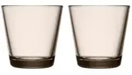 Iittala - Kartio Trinkglas 21 cl, leinen (2er-Set)