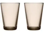 Iittala - Kartio Trinkglas 40 cl, leinen (2er-Set)