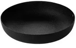 Alessi - Schale, &Oslash; 21 x H 4,7 cm, schwarz mit Reliefdekor