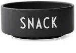 Design Letters - Snack Schale, schwarz / wei&szlig;