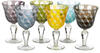 Pols Potten - Blocks Weinglas, mehrfarbig (6er-Set)