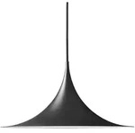 GUBI - Semi Pendelleuchte, &Oslash; 47 cm, schwarz