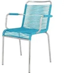 Fiam - Mya Spaghetti Outdoor Stuhl, petrol