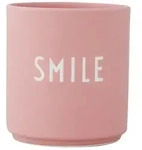 Design Letters - AJ Favourite Porzellan Becher, Smile / old rose
