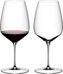 Riedel 6330/0, Riedel - Veloce Rotweinglas, Cabernet / Merlot, 825 ml (2er-Set)