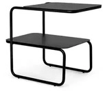 Ferm Living - Level Beistelltisch, schwarz