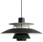 Louis Poulsen - PH 5 Pendelleuchte, monochrome black