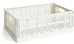 HAY - Colour Crate Korb L recycled, off white, Single, L