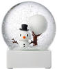 Hoptimist - Snowman Schneekugel, large, weiß