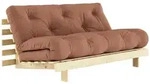 Karup - Roots Schlafsofa, 160 x 200 cm, Kiefer natur / clay brown (759)