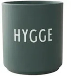 Design Letters - AJ Favourite Porzellan Becher, Hygge / dunkelgr&uuml;n