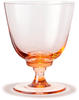 Holmegaard - Flow Trinkglas mit Fuß 35 cl, rosa