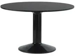 Muuto - Midst Esstisch, &Oslash; 120 cm, Linoleum schwarz / schwarz