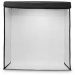 Hama Mobiles Mini-Fotostudio ToGo, faltbare Fotobox mit LED-Ringlicht, 50x50cm