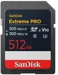 SanDisk Extreme Pro SDXC V90 300 MB/s UHS-II (Schreiben/Lesen) 512 GB