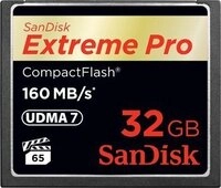 SanDisk SDCFXPS-032G-X46, SanDisk Compact Flash ExtremePro 32 GB SanDisk SDCFXPS-032G-X46, SanDisk Compact Flash ExtremePro 32 GB
