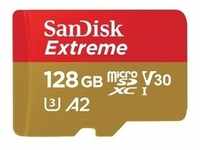 SanDisk Extreme microSDXC UHS-I, C10, U3, V30, A2 + SD Adapter 190 MB/s 128 GB