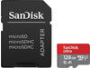 SanDisk microSDXC-Karte+SD Adapter A1 Class 10 UHS-I, Speicherkarte 140MB/s 128 GB