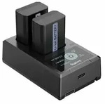 SmallRig 3818 NP FW50 Kamera-Akku und Ladeset