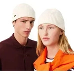 LACOSTE M&uuml;tze Beanie, weiss