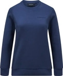 Peak Performance Pullover Original Small Logo Crew, navy female