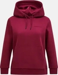 Peak Performance Hoodie Original Small Logo, weinrot female