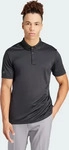 adidas Polo Performance, kurzarm, schwarz male