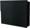 Radius Design Letterman XXL 2 Briefkasten ohne Pfosten | schwarz (RAL 9005) |...