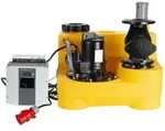 Jung Pumpen F&auml;kalienhebeanlage COMPLI 400 (400V) mit montierter R&uuml;ckschlagklappe