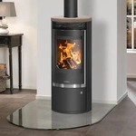 Oranier 579332, ORANIER Kaminofen Rota 2.0 Korpus Stahl schwarz, Abdeckplatte...