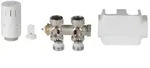 Buderus Logafix Universalarmatur Set V2 1/2" Durchgangsform Eckanschluss weiss
