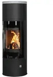 ORANIER Kaminofen Arena (W+) 2.0 Korpus Stahl schwarz, Abdeckplatte Speckstein 7 kW