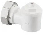 Oventrop Winkeladapter Thermostatventil Heizk&ouml;rper M 30 x 1,5 wei&szlig;