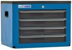 ADB Werkzeugtruhe 4 Schubladen f&uuml;r Werkstattwagen Basic 450x600x440 mm blau...