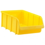 1000Angebote Sichtbox Gr.5 Gelb 675200 - Stapelbare Lagerbox und Organisationsbox
