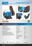 Guede G&uuml;de Kombischleifer GKS 150-25 250W 150mm Scheibe 50mm Band 80K 36K 55223