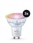 WiZ Tunable White & Color GU10 60W - GU10 Spot mit Glaslinse - 3er-Set - Wei&szlig;