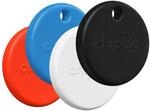 Chipolo Pop - Bluetooth-Tracker f&uuml;r Apple und Android - 4er-Set - Wei&szlig;