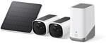eufyCam E40 Starter-Set 2+1 - Kamera mit HomeBase 3 und Solarpanel - Wei&szlig;
