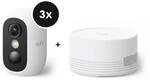 eufyCam C35 - 3er-Kamera-Set mit Homebase Mini