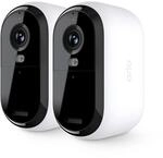 Arlo Essential 3 2K-Sicherheitskamera - 2er-Set - Wei&szlig;