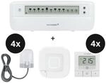 Homematic IP Fu&szlig;bodenheizungs-Set Basic motorisch f&uuml;r 4 R&auml;ume - mit Access Point 2