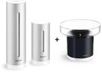 Netatmo Set mit Wetterstation und Regenmesser - Schwarz